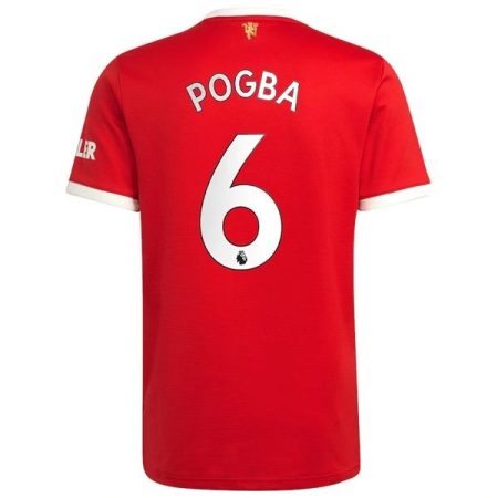 Camisolas de Futebol Manchester United Paul Pogba 6 Principal 2021 2022